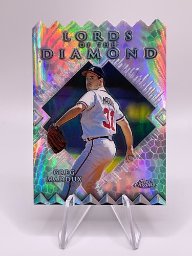 Greg Maddux 1999 Topps Chrome Lords Of The Diamond Refractor #LD15 Braves Sharp!