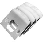  4PCS-Türstreikplatten Sackschrücke Streikplatten Edelstahl Deckschrittplatten