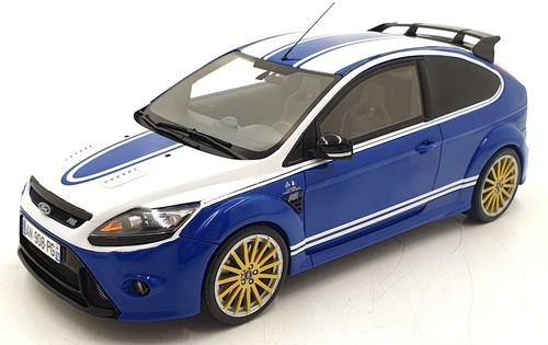 Otto Mobile 1/18 Scale OT1010 Ford Focus RS MK2 Le Mans Edition Blue/White - Picture 1 of 5