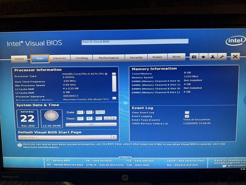 Intel DB85FL motherboard bundle LGA 1150 8gb core i5 4570 Intel fan - Picture 2 of 2