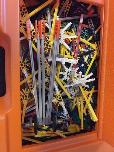 KNEX Intermediate Set #50015 Orange Hard Plastic Case Instructions Manual 1994🧮 - Picture 5 of 15