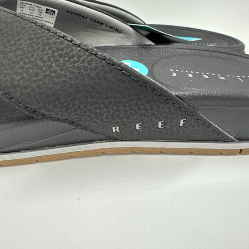 Sandalias REEF Cushion Bonzer - CJ4042 - Negro/Goma - Comodidad **NUEVAS** - Imagen 5 de 8