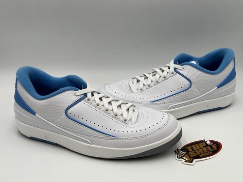 Nike Air Jordan Retro 2 Low UNC 2023 Size 12 Authentic Basketball Used OG White