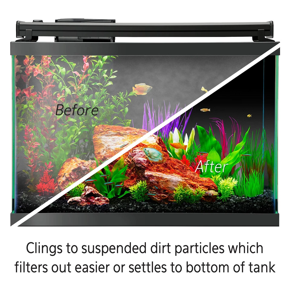 Aqueon Water Clarifier 8 Ounce Clears Cloudy Water Safe for Freshwater Fish - Image 3 of 4