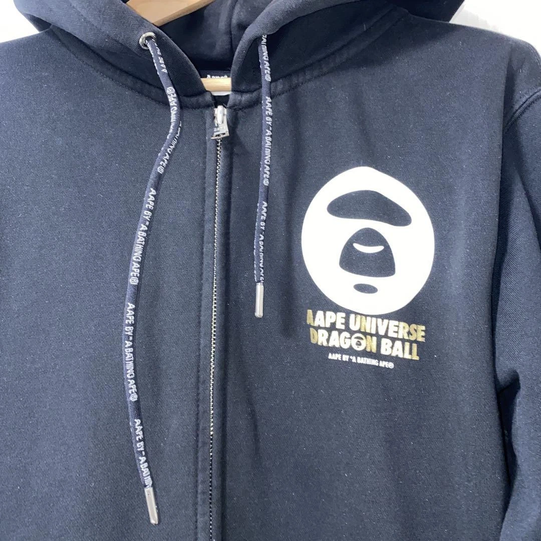 A BATHING APE (BAPE) Felpa con cappuccio Bape Dragon Ball UOMO JP taglia L usata in buone condizioni nera