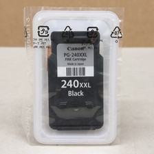 Genuine Canon PG-240XXL Black Printer Ink Cartridge Fine NEW!