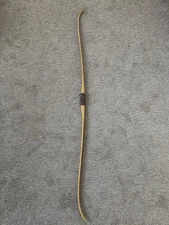 VINTAGE INDIAN ARCHERY RECURVE BOW, NO string - 65” Length Evansville, Indiana