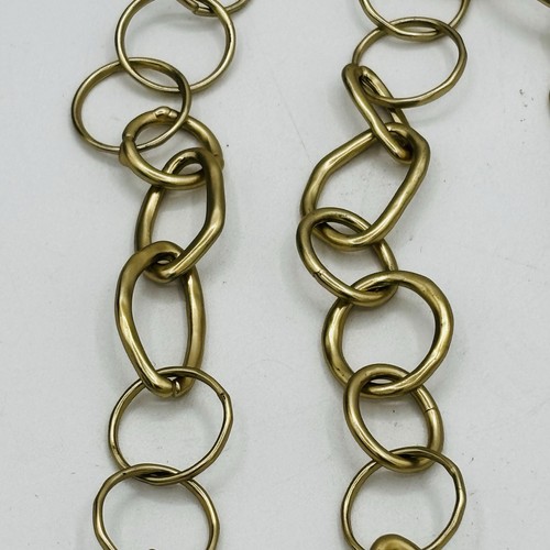 Chicos Convertible Necklace Bracelet Set Orange White Gold Tone - Picture 5 of 19