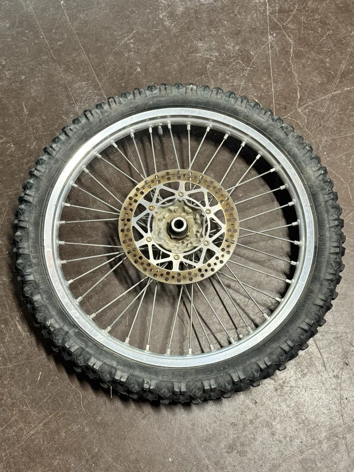 98-02 Yamaha WR250F WR400F WR426F 2001 llanta delantera buje freno rotor 21x1,60 Foto 3 de 4