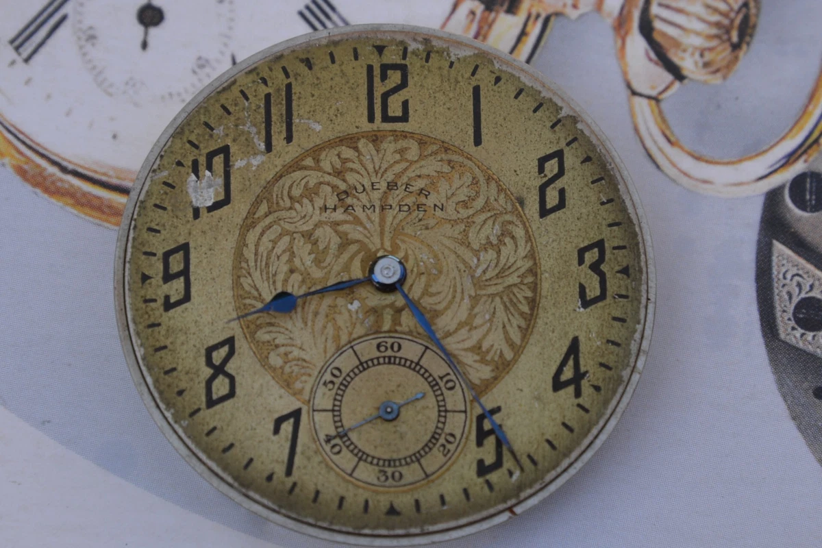 Hampden Pocket Watch Pocket Watches 1910-1919 Year Manufactured 17