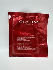 Clarins Super Restorative Instant Lift Serum Mask Luxurious Refreshing - 1oz