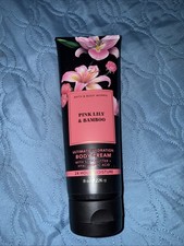 Bath  Body Works PINK LILY  BAMBOO Body Cream - 8OZ