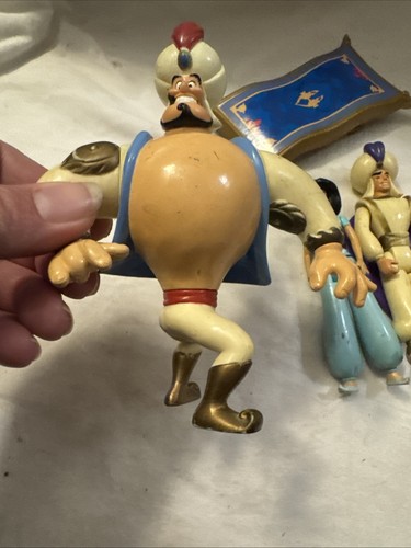 Vintage Mattel Disney Aladdin PARADE LEADER GENIE, Jasmine, Aladdin 5" Figuren 1993 - Bild 3 von 14