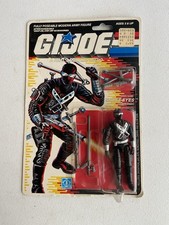 1988 Snake Eyes V3 Commando Carded Figure GI Joe 34 Back Vintage Hasbro New