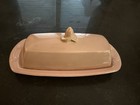 Lu-Ray Pastels Covered Butter Dish in Yellow, Good Condition & Hard to find!