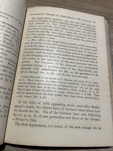 The English Language Kellogg And Reed First Edition 1891 - Picture 5 of 5