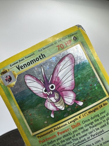 JCC Pokémon Venomoth Jungle 13/64 Holo Ilimitado Holo Raro DMG - Imagen 8 de 22