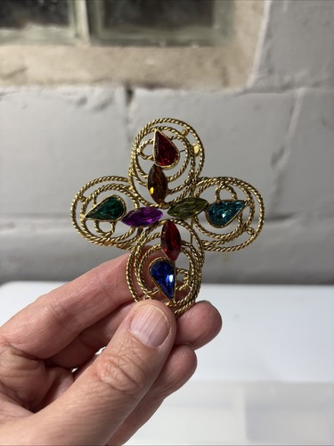 Gem Stone Broach / Scarf Pin - Picture 3 of 3