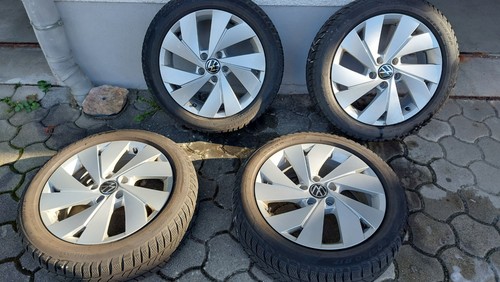 VW Alufelgen BELMONT 17 Zoll Auf Pirelli Winterreifen 205/50 R 17 93H für GOLF 8 - Bild 1 von 7