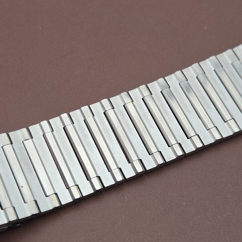 Vintage BULOVA Uhrenarmband / Bracelet Edelstahl 18mm NOS - Bild 10 von 18