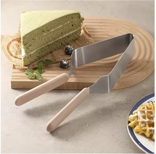Stainless Steel Cake Cutter - All-in-One Slicing Tool for Even Cake Portions