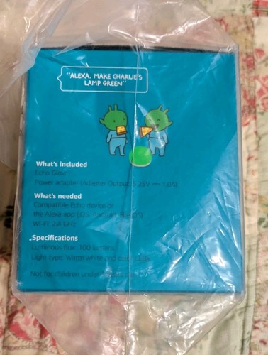Neu in Verpackung Amazon Echo Glow SMARTE LAMPE mehrfarbiges Kinderlicht für Alexa Tap Control - Bild 4 von 4