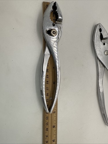 2 Vintage Handwerker Slip Joint Zangen (WF 45372, WF 45373) - Bild 7 von 13