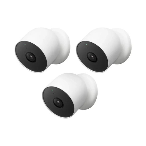 Google Nest Cam Outdoor or Indoor/Battery 2nd Generation (3 Pack) - New Seal Box