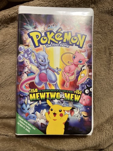 Pokémon the First Movie: Mewtwo Strikes Back (VHS, 2000, Clamshell)