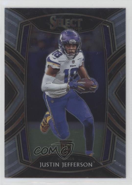 2020 Panini Select Club Level Justin Jefferson #261 Rookie RC