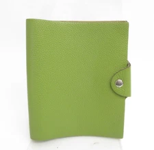 Authentic Hermes Ulysse PM Leather Agenda Planner Notebook Cover F#48523