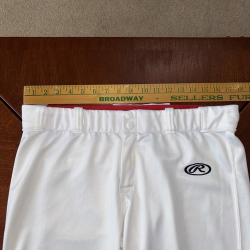 Rawlings White Softball Women's XL Short Pants Elastic Bottom - Picture 9 of 20