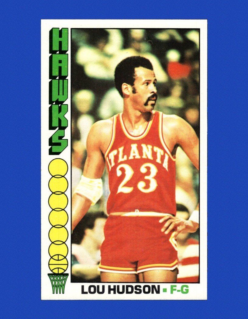 1976-77 Topps Set-Break # 96 Lou Hudson NM-MT OR BETTER *GMCARDS*