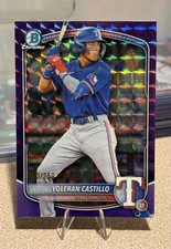 2025 Bowman Draft - Chrome Yolfran Castillo #BDC-107 Purple Geometric Refractor
