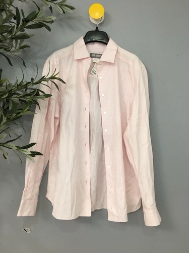 Sharis Place Damen Rebecca Langarmshirt mit Knopfleiste Baby Rosa Größe IT 52