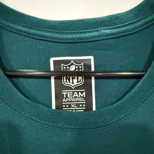 NFL Team Apparel Philadelphia Eagles T-Shirt Mens XL Green Graphic Tee - Picture 3 of 5