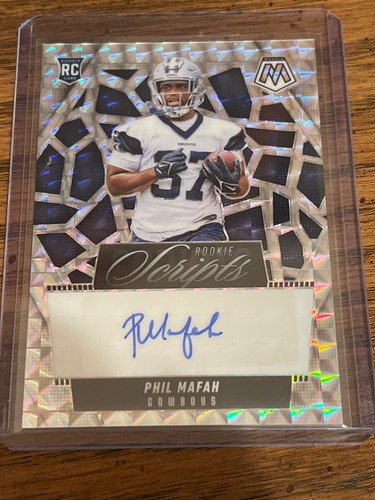 2025 Panini Mosaic - Phil Mafah Rookie Scripts Silver Prizm (RC,AU) #RS-PMH