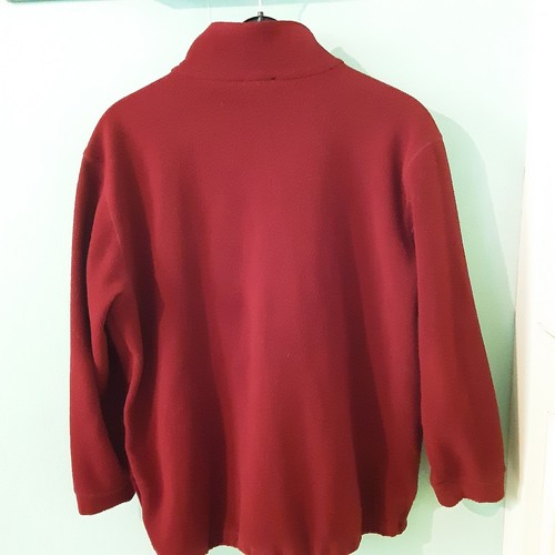 DAMEN FLIESJACKE GR. 44 rot - Bild 3 von 4