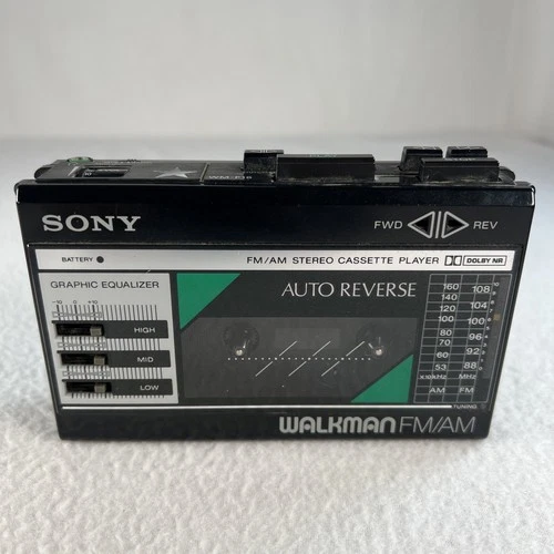 Vintage Sony WM-F18/F28 Walkman AM/FM Radio Stereo Cassette Player Parts/Repair