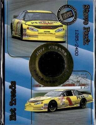 #ad #ad Steve Park Hot Treads Race Used Tire 2400 HT17 Press Pass $3.99