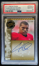 2011 Press Pass Cameron Heyward Auto RC Gold WOW! #51/99 Buckeyes PSA 10 POP 1