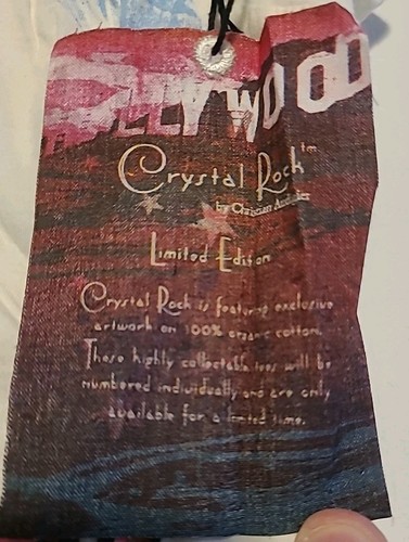 NWT Christian Audigier Crystal Rock SIZE S Babydoll Tunic Tank Shirt Art Lmtd Ed - Picture 5 of 8