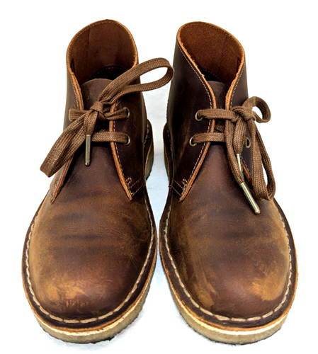 CLARKS Originals Desert Boot Women's US 6M/36 BEESWAX Crepe Chukka $150 VEUC! * - Picture 2 of 10