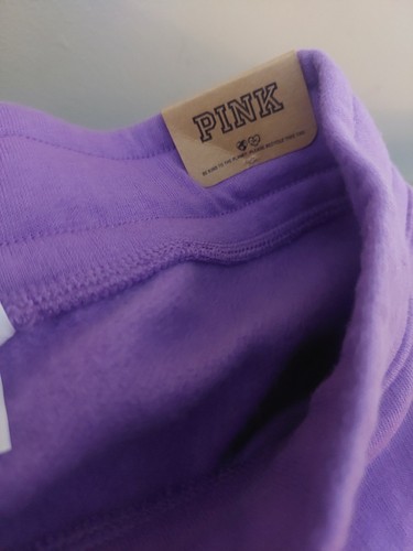 PINK by Victoria's Secret Purple Skinny Joggers PINK logo (Black) Women's XS - Picture 5 of 8
