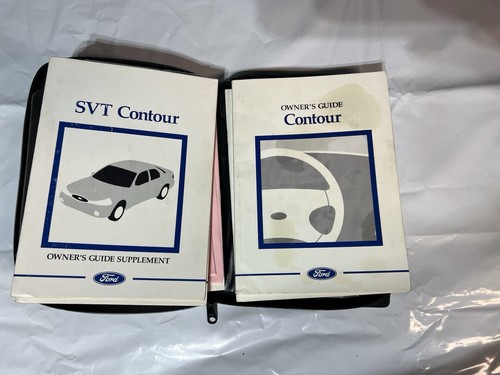 1998 FORD CONTOUR SVT/CONTOUR OWNERS MANUAL AND CASE. HAS STAIN ON COVER PIC 5 - Picture 21 of 24