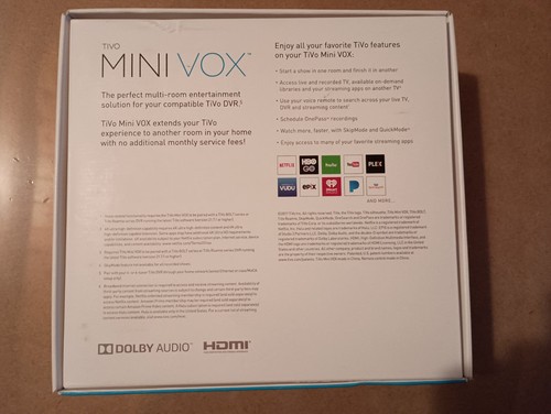 TiVo MINI VOX 4K Streaming Media Player  UHD W/ Voice Remote TCDA95000  - Picture 11 of 13
