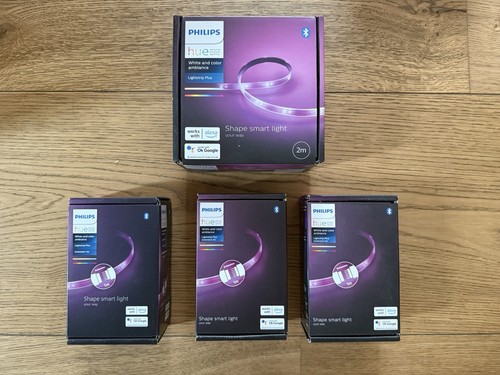 Philips Hue Lightstrip Plus V4 – Basis 2 m + 3 Erweiterungen 1 m – Neu & OVP