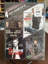 Sealed, 4 Film Favorites: Steve McQueen Collection DVD, Bullitt, Papillon & More