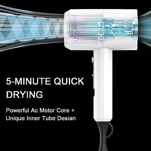 Slopehill Professional Ionic Hair Dryer, Powerful 1800W Fast Drying Low Noise... - Picture 2 of 12