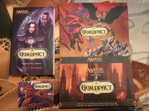 MTG Magic GUILDPACT EMPTY FAT PACK BUNDLE BOX mit Buch & Lebenszähler - Bild 2 von 2